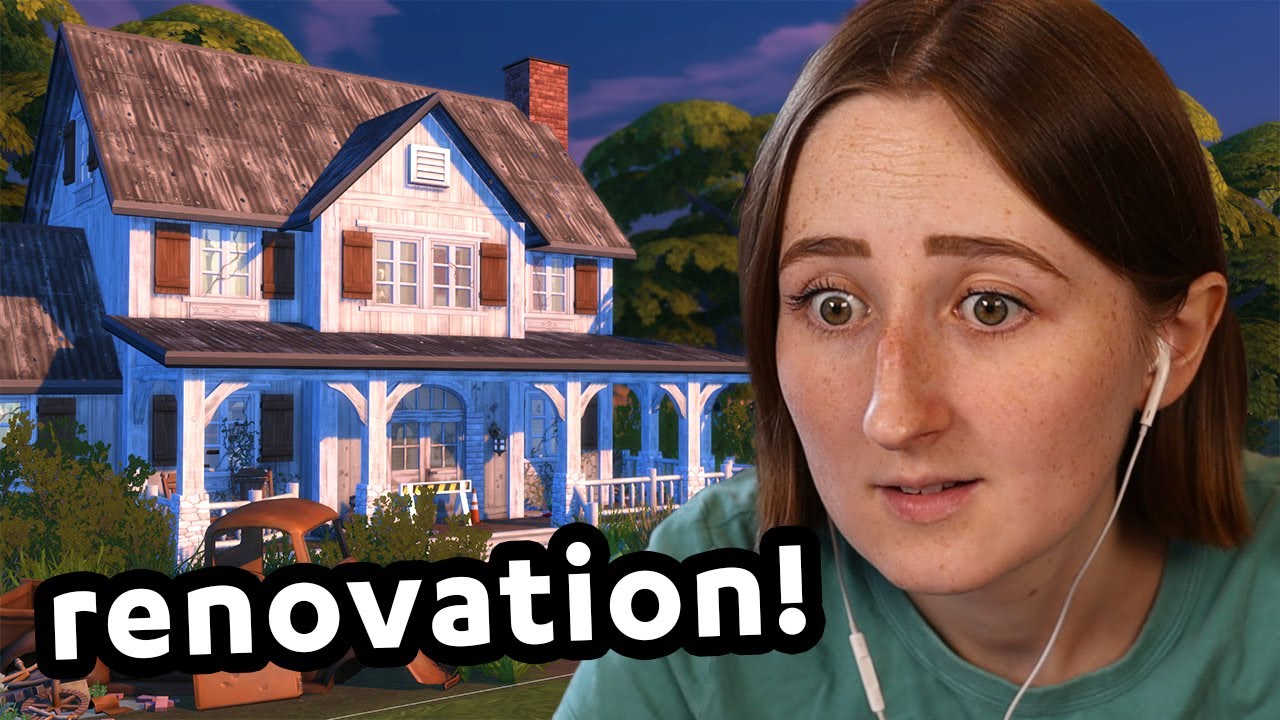 day 4 of renovating the same sims house (Streamed 8/27/23) - YouTube