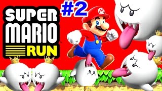 【実況】ワールド2から難しい！突っ走る最強のマリオ『スーパーマリオラン』 #2 【SUPER MARIO RUN】