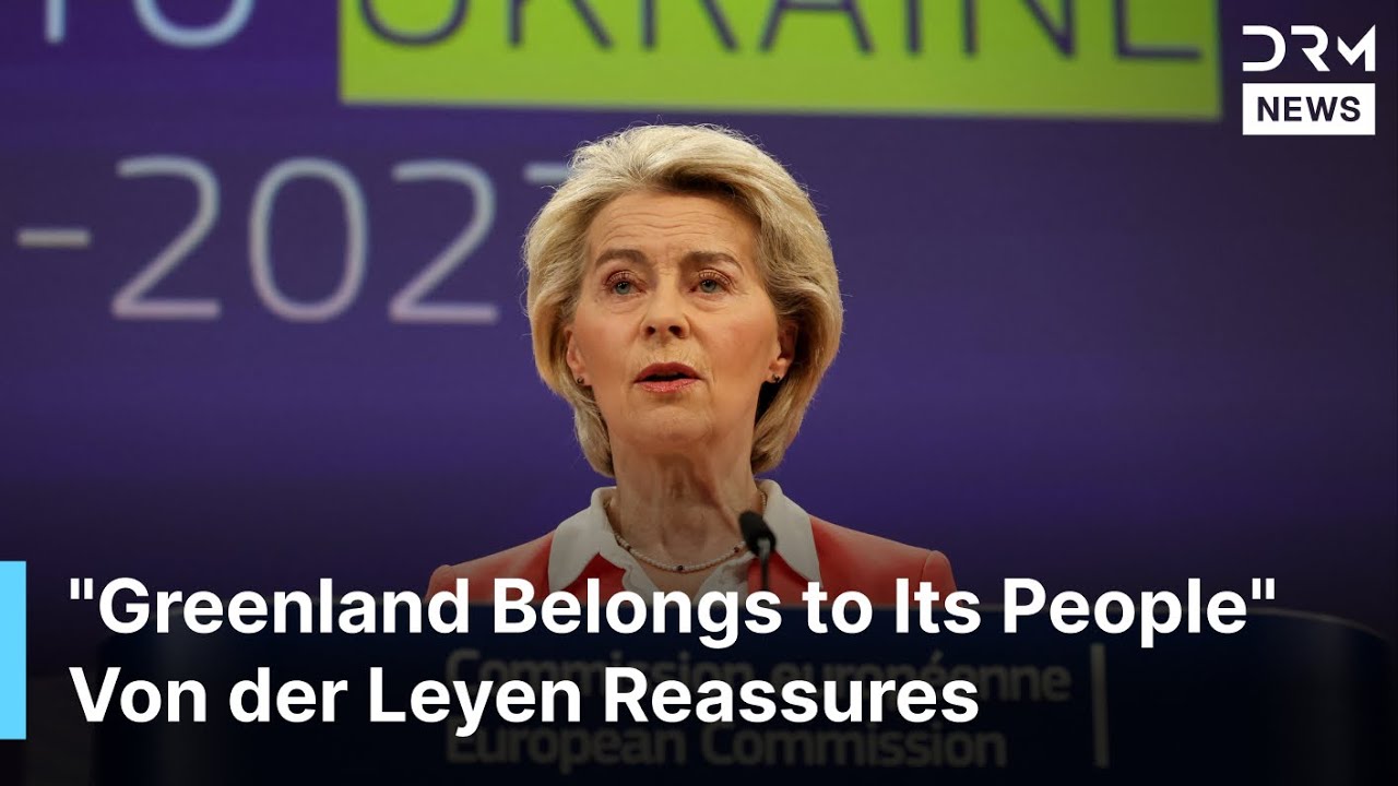 FULL REMARKS: Greenland Belongs To Its People Says Von Der Leyen As EU Backs Ukraine | AC1F