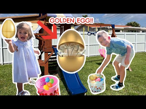 HUGE EGG HUNT! | ARIA'S FIRST BIRTHDAY VLOG