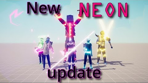 NEW NEON update is AWESOME (Totally Accurate Battle Simulator)