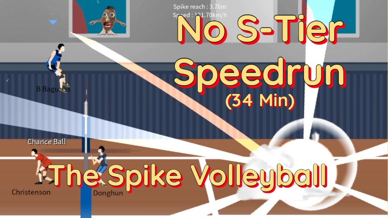 The Spike Volleyball (PC) Speedrun Stage 218 Spiker Story No S