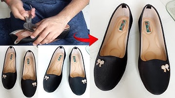 How to Make Handmade Ballet Shoe with Simple Tools | Easy Ballet Shoe Making Tutorial