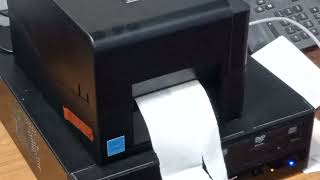 TSC BAR CODE PRINTER UNBOXING MODEL TE244
