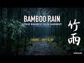 BAMBOO RAIN 竹雨: 3 Hours 432Hz Gentle Rain on Japanese Bamboo Forest | Rain Ambient for Deep Sleep 🎋