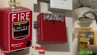 Fire Alarm System April 2026 Walk Test |#firealarmtesting
