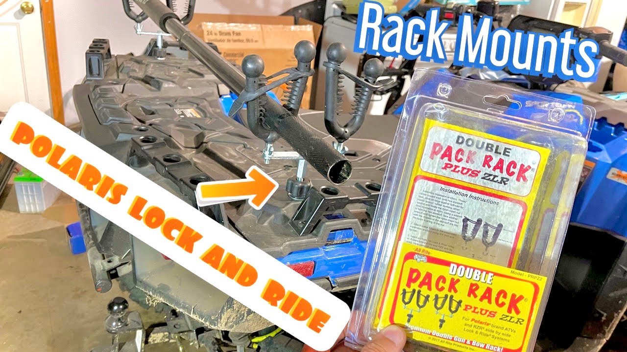 Polaris LOCK AND RIDE Install - All Rite Double Pack Rack Mount Install ...