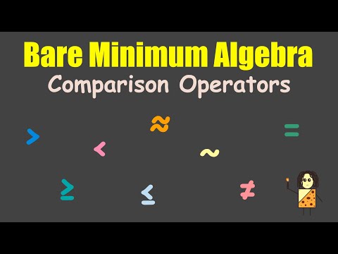 Comparison Operators for Algebra and More