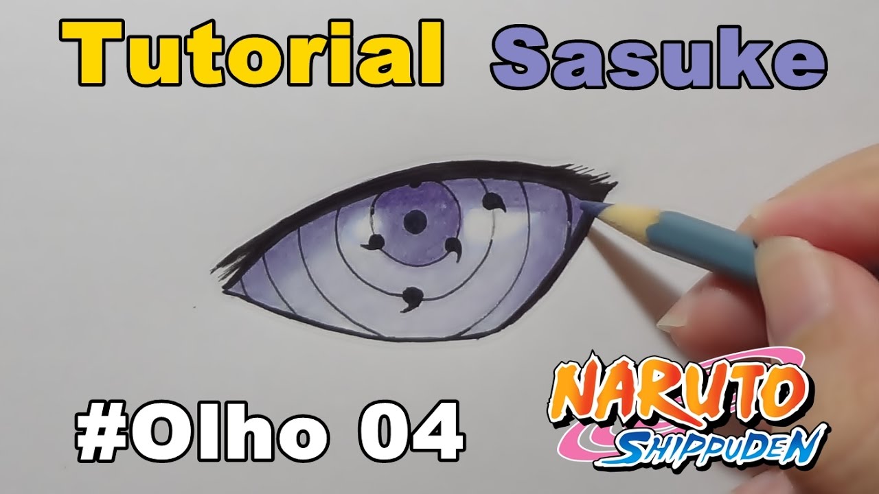 Como Desenhar Olho Do Sasuke Rinnegan How To Draw Eye Of Sasuke Rinnegan