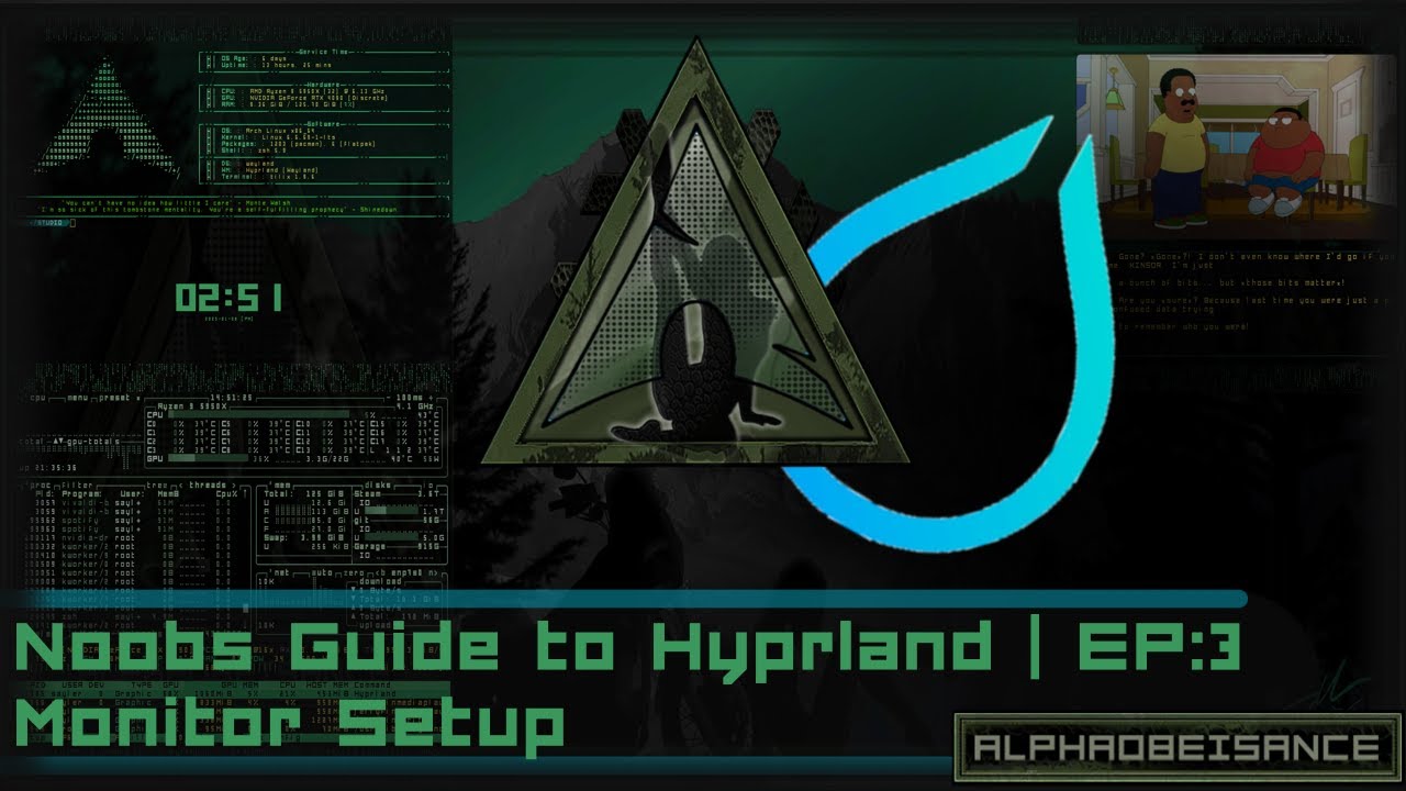 A Noobs Guide to Hyprland | EP:3 - Monitor Setup - YouTube