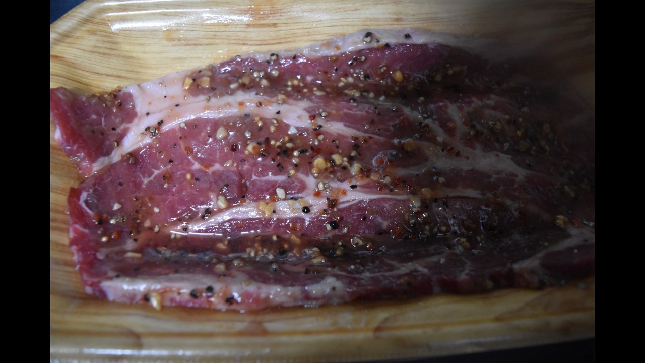 ３割引きだったステーキ焼くだけ動画