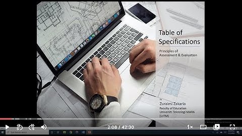Table of Specifications: A Step-by-step Guide to TOS Development
