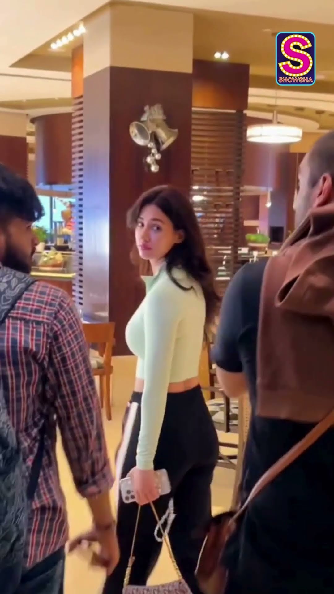 Stunning-Fitness Inspiration Disha Patani Spotted In A Sporty Look At A Restaurant | N18S