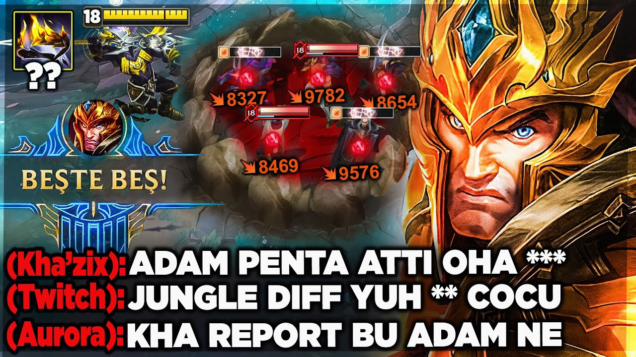 OHAA !! 27 Kill Jarvan PENTA Attım !! 61 Kibir 30 Karahasat Yokettim !!