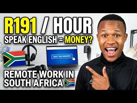 Earn R191/Hour Speaking English in South Africa? 🇿🇦 (Remote Work)