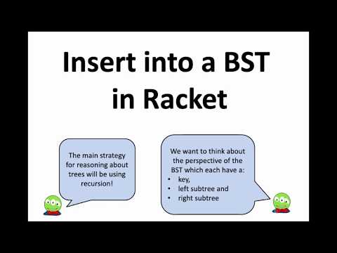 Writing Insert for a BST in Racket