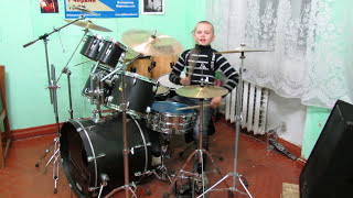 Rammstein - Ich Will - Drum Cover - Drummer Daniel Varfolomeyev 10 years