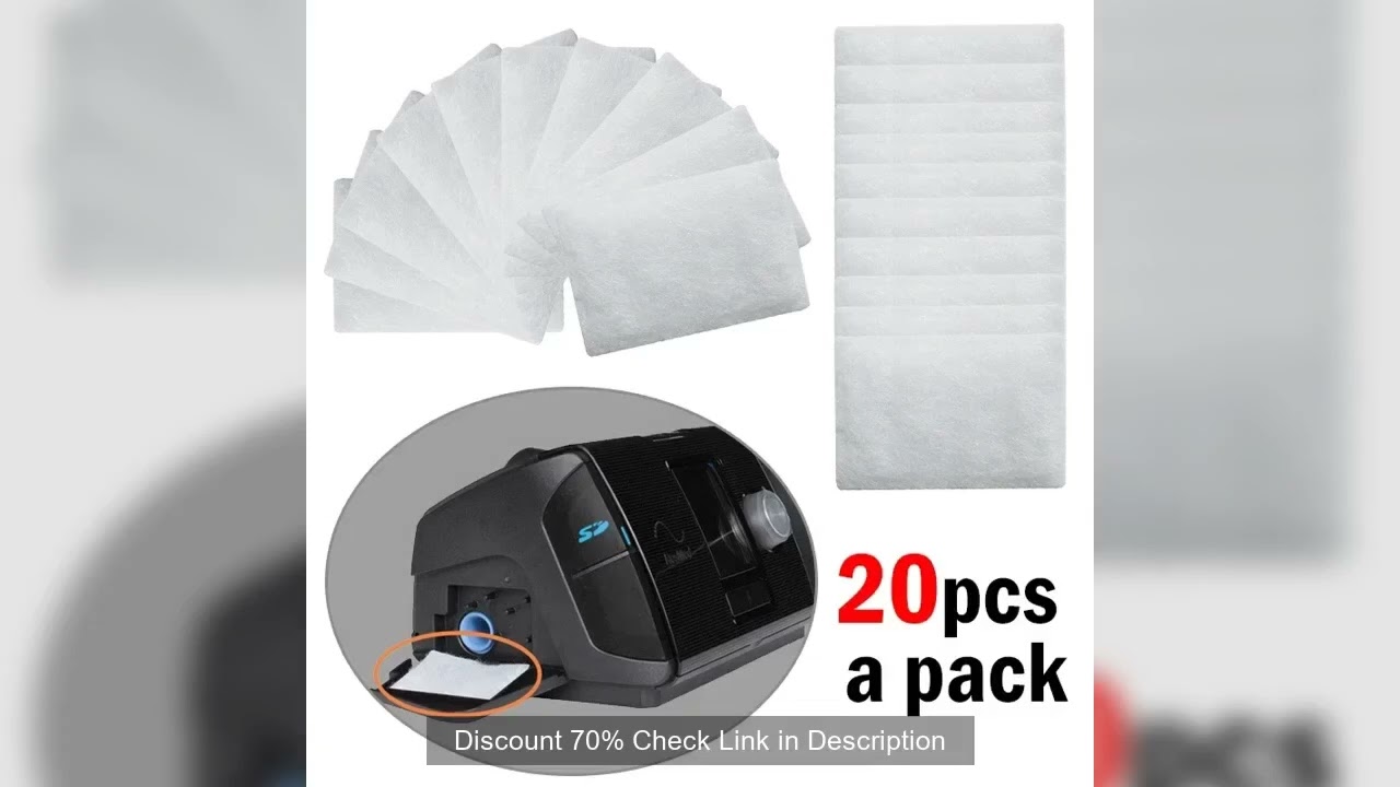 Universal CPAP Foam Filter Premium Disposable Filters Supplies for ResMed AirSense 10 S9-AirStart Se