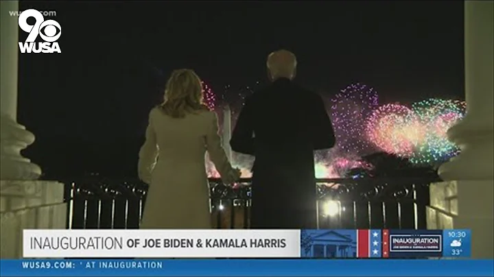 Inauguration Day ends with stunning fireworks show over the National Mall