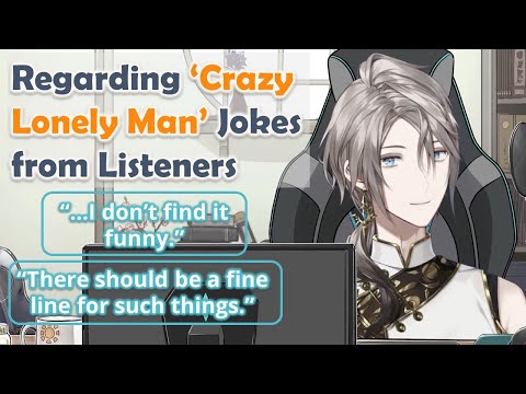 【ENG SUB】Regarding "Crazy Lonely Man" Jokes from Listeners【Kaida Haru 甲斐田晴 / NIJISANJI にじさんじ】