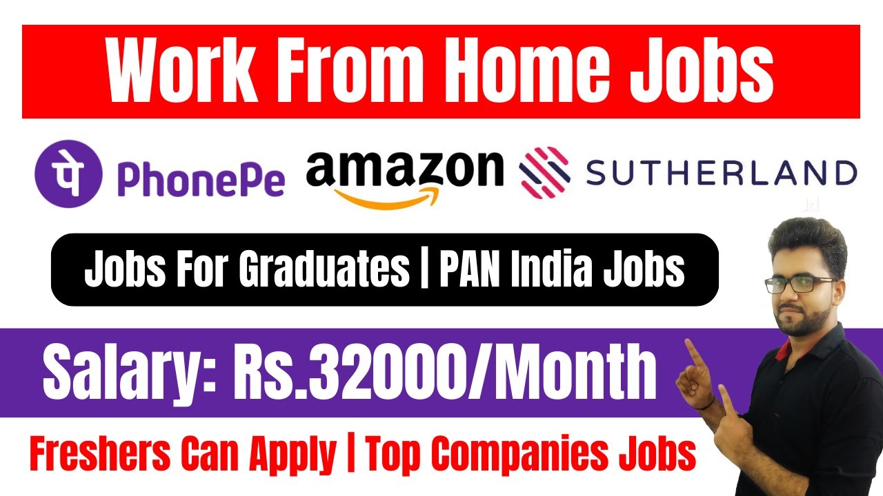Amazon Job Work From Home Jobs Freshers Jobs PAN India Jobs