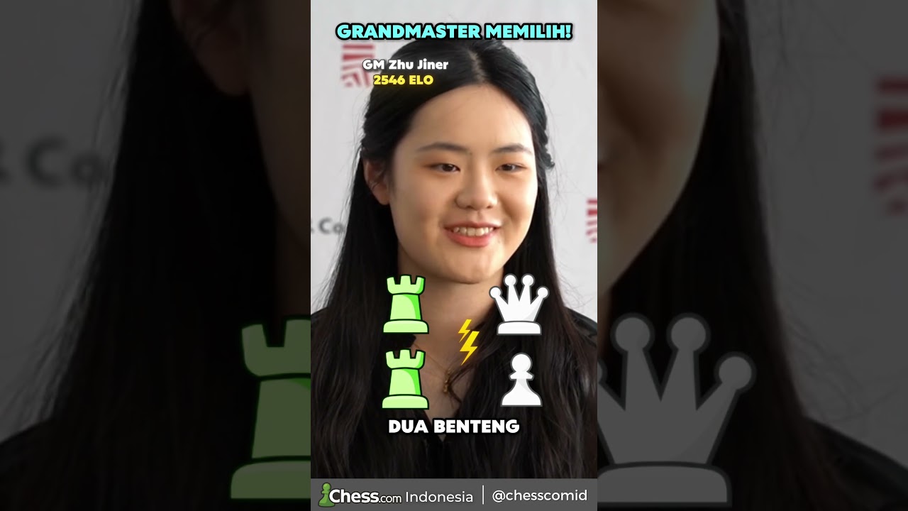 Grandmaster catur top dunia memilih dua Benteng atau Menteri dan Pion  ♟️ Pilihanmu? #magnuscarlsen