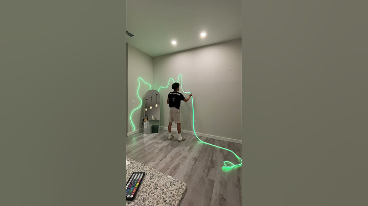 These LED Neon Rope Lights are a Vibe in our New Apartment 🎨