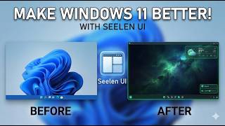 How to Center Taskbar Icons and Make Windows 11 Look Modern with Seelen UI Free