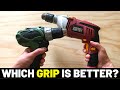 PISTOL-GRIP VS. MID-HANDLE (Which DRILL HANDLE Shape Is Better? What's The Difference...?)