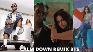 Rema ft Selena Gomez calm down remix - BTS (Official music video behind the scenes)