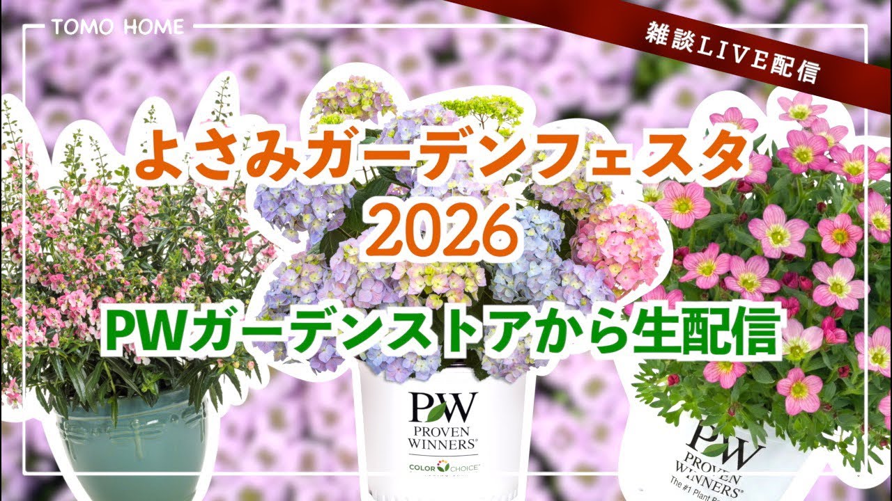 Yosami Garden Festa] Live Stream from PW Garden Store! [Kariya