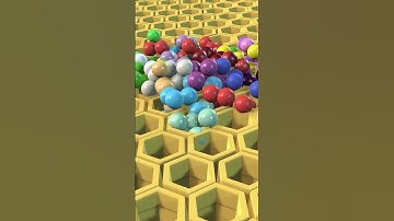 Satisfying 3D Animations balls falling  🤩😍🤩! Hypnotic 3D Loops #80  #shorts