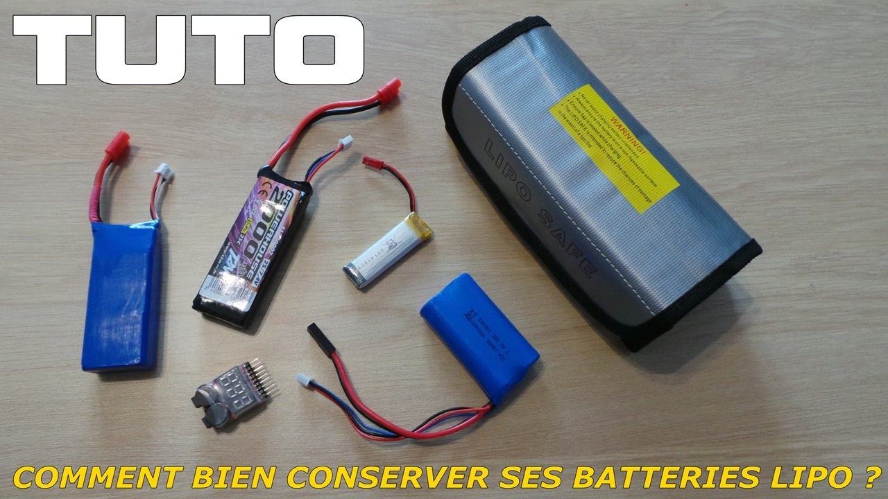 TUTO - Comment bien conserver ses batteries LiPo ?