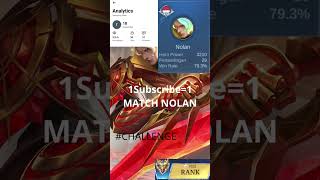 1 Subscribe = 1Match ML 🎮🔥Kalian subscribe,aku gas push rank terus! #mobilelegends #shorts#pushrank