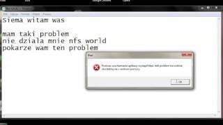 PROBLEM Z NFS WORLD