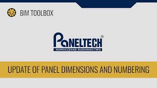 Bim Toolbox Paneltech - Update Of Panel Dimensions And Numbering 912