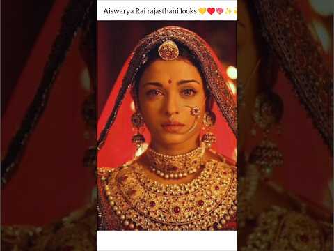aiswarya Rai rajasthani looks#aishwaryaraibachchan #miss world #rajasthani #status #beatufull