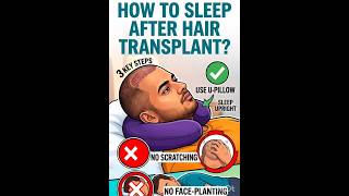 Sleeping Pattern after HAIR TRANSPLANT. ##hairtransplant #prp #exosomes #hairfall #hairtreatment