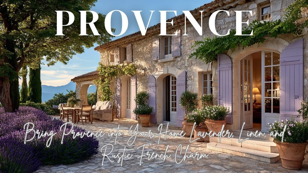 Bring Provence into Your Home: Lavender, Linen, and Rustic French Charm