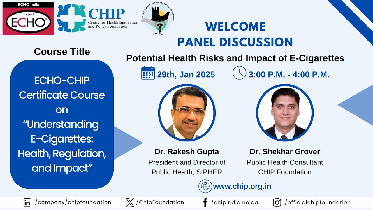 Session 2: Panel discussion "Potential Health Risks and Impact of E ...