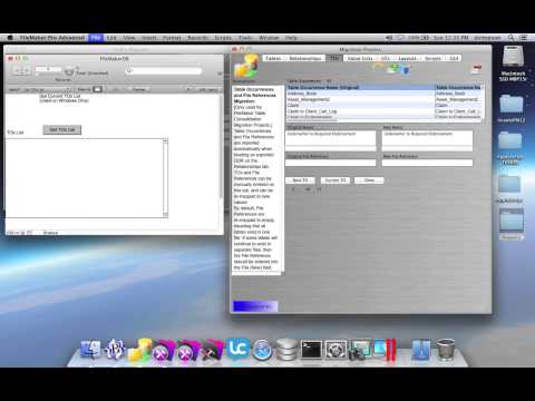 Creating FileMaker Table Occurrences (TOs) with FmPro Migrator [macOS]