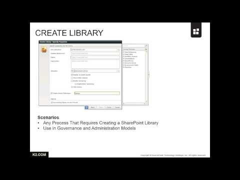 K2 Designer Wizard - Create Library