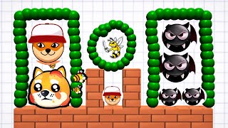 🌌We Snatch 3-Player Save the Dog 🆚Hide ball 2048| Melty Bubble - blob merge  Gameplay Epi15 #0081 screenshot 3