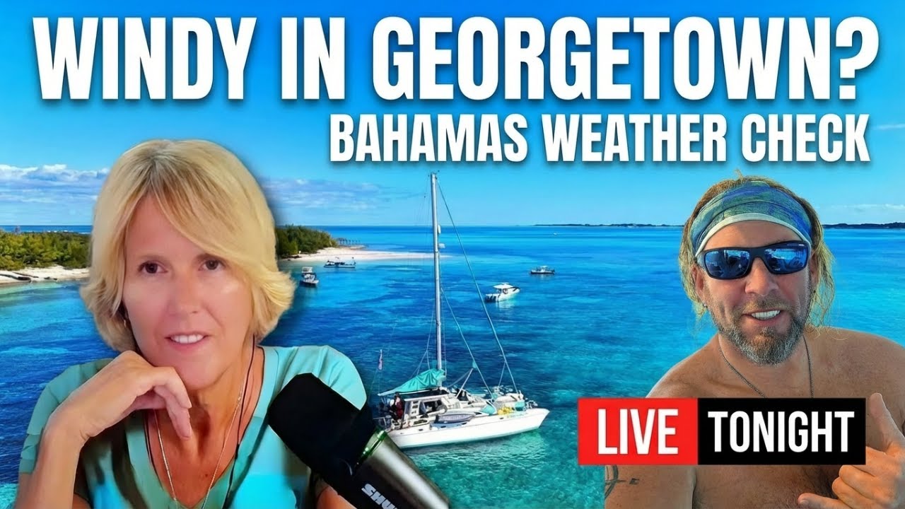 ⁣Bahamas Weather Check… and UFOs Offshore?! (Sailing Jeep in Georgetown) | Salty Podcast #88