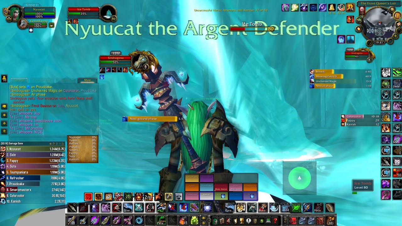 Ninjas Sindy 10HC 0% Buff - Frostmourne, Warmane