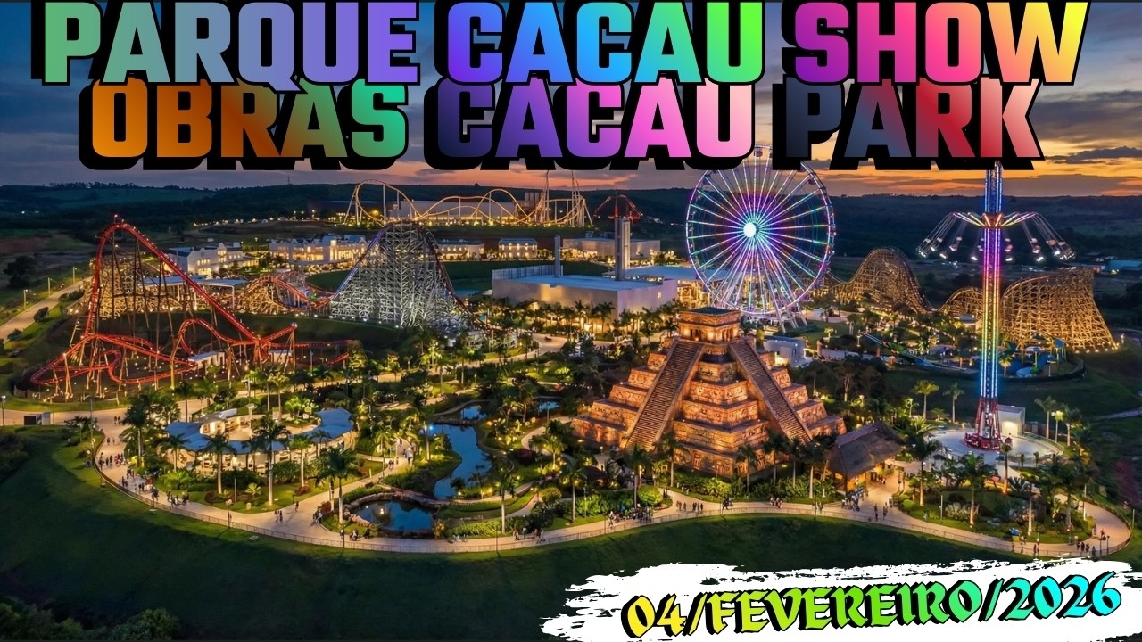 #63 Você não vai acreditar no que está sendo construído no CACAU PARK!