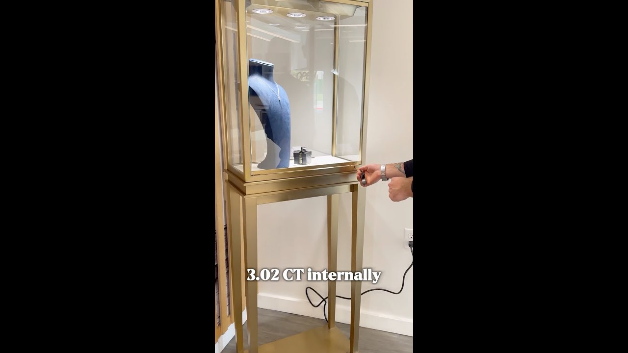 3.02CT Pear Shape Diamond Pendant – D Color, Internally Flawless 💎