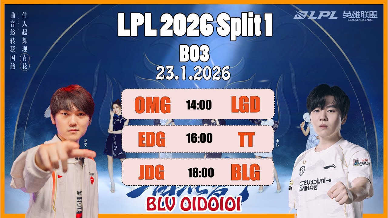 🔥Trực Tiếp Giải Đấu LPL 2026 Split 1: OMG vs LGD | TT vs EDG (Bo3)   - BLV OIDOIOI