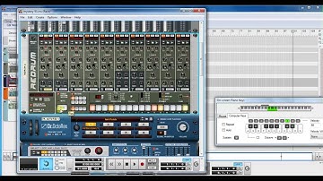 Making Beats for Fun - Funky Hip Hop Beat with Sample (reason and redrum) how to