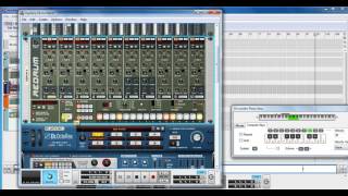 Making Beats for Fun - Funky Hip Hop Beat with Sample (reason and redrum) how to